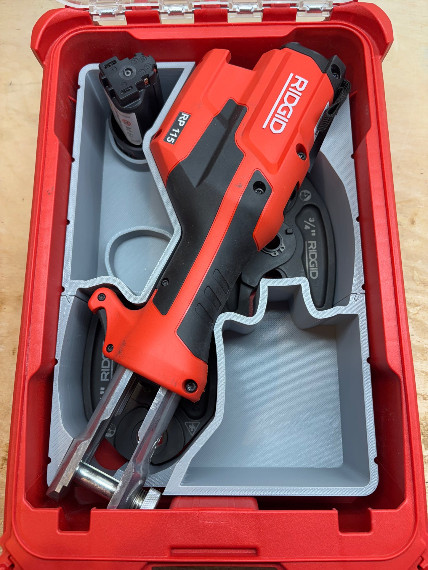 Packout Insert For Ridgid RP115 Mini Pro Press (RP1)