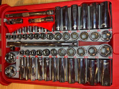 Packout Insert For 3/8" 56-Piece SAE/Metric Socket Set (ST-56)