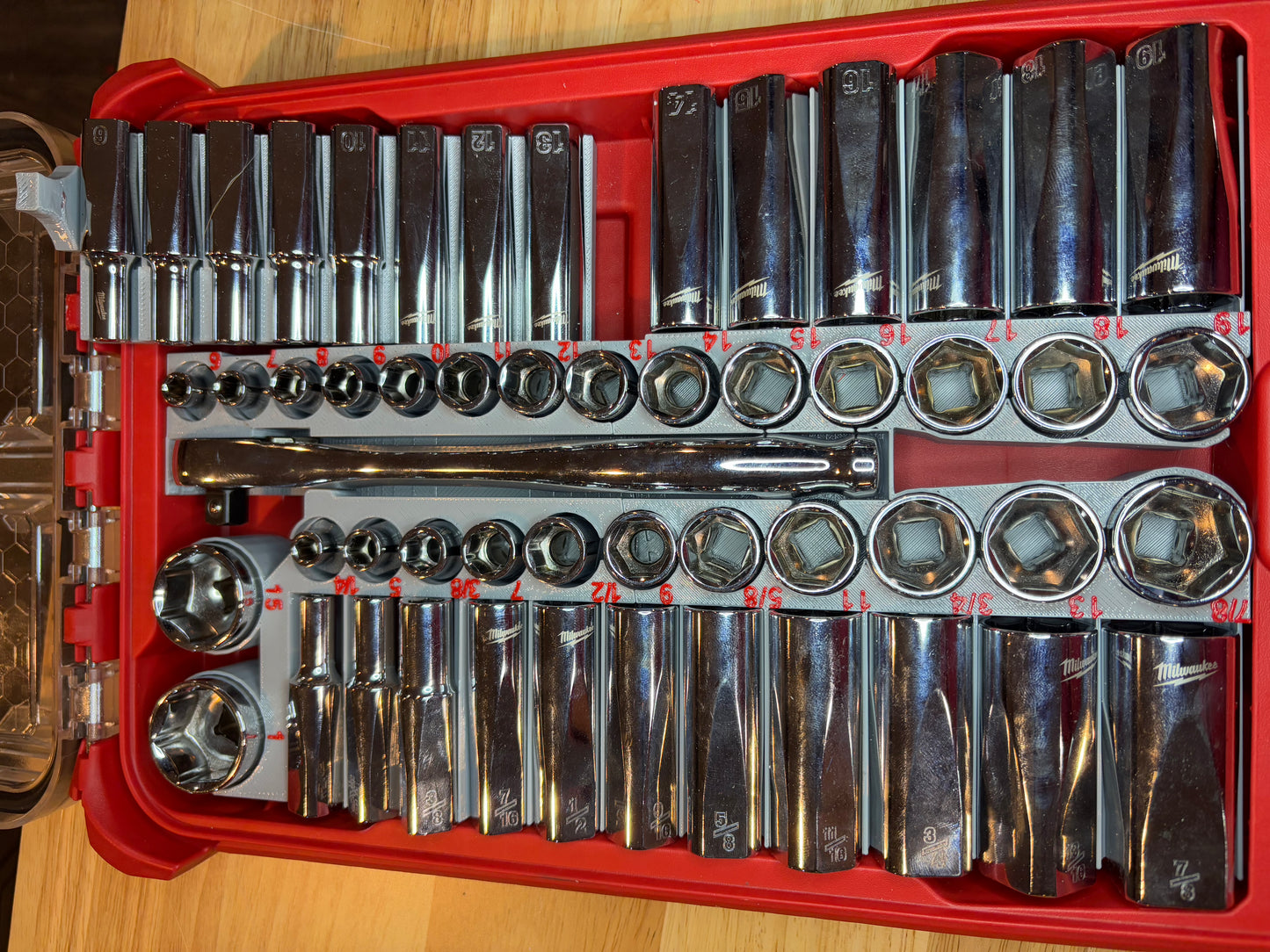 Packout Insert For 3/8" 56-Piece SAE/Metric Socket Set (ST-56)