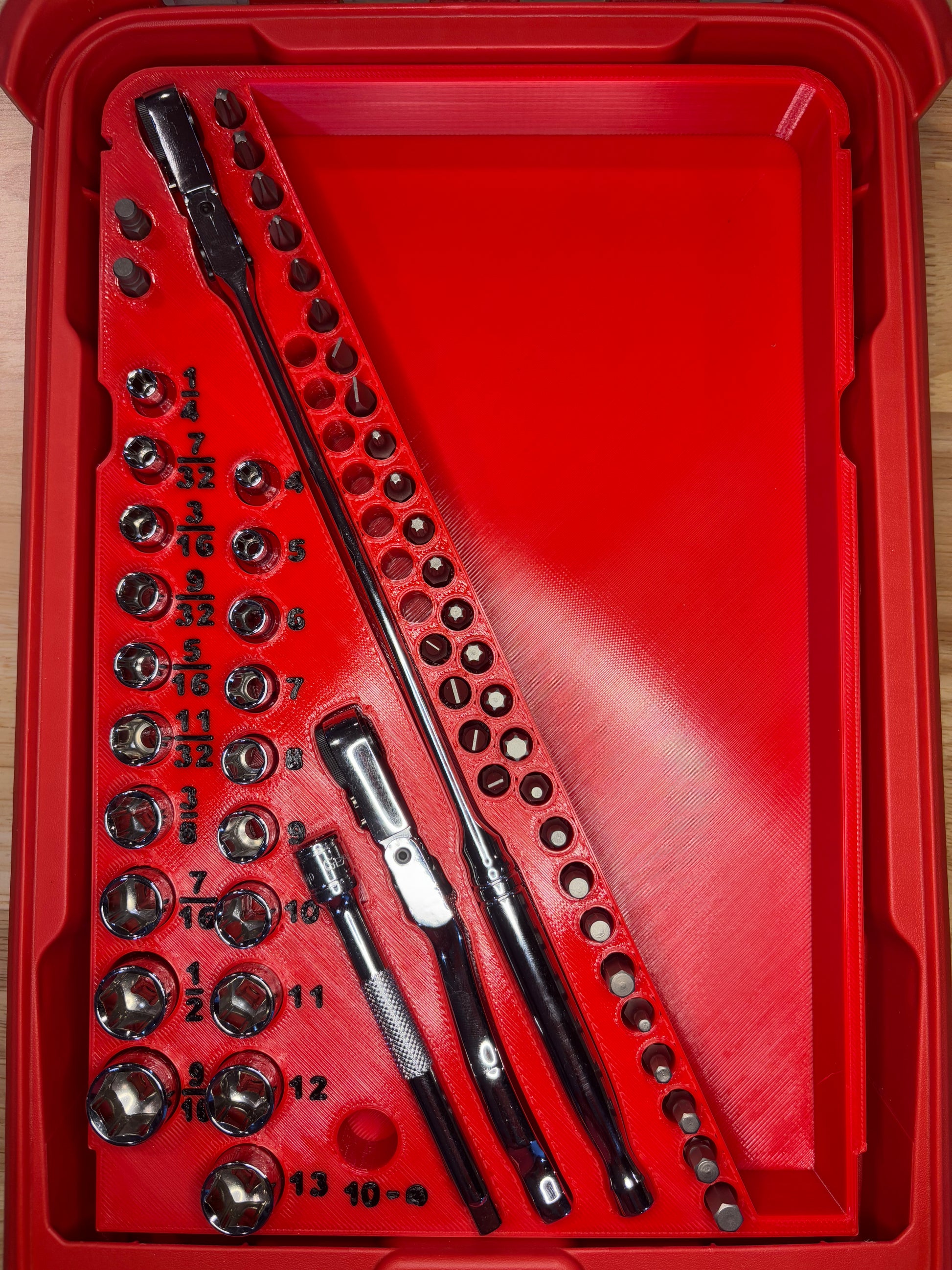 gear wrench sets Packout Insert For Gear Wrench 55-Piece 1/4" Drive Socket Set (GW55) – 10-Spot Tools