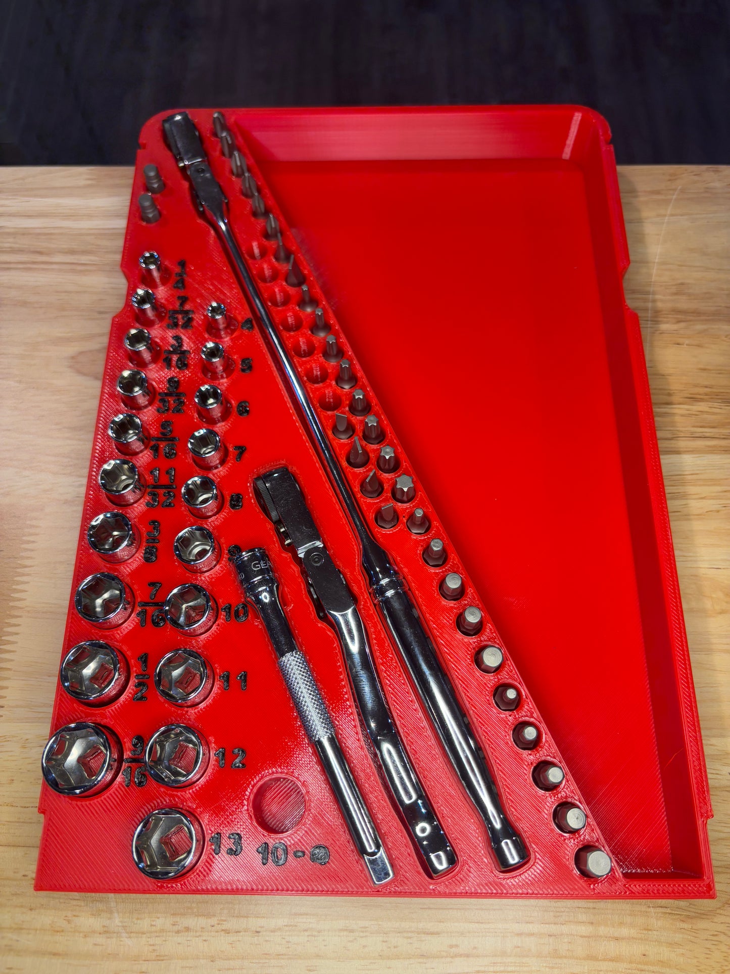 Packout Insert For Gear Wrench 55-Piece 1/4" Drive Socket Set (GW55)