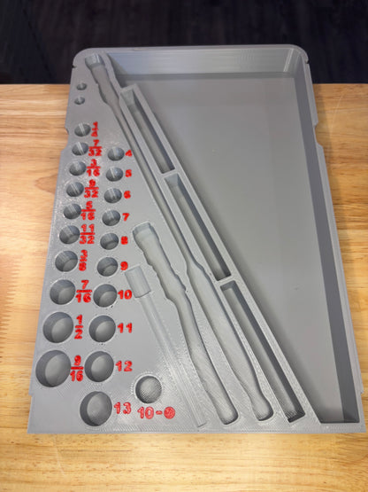 Packout Insert For Gear Wrench 55-Piece 1/4" Drive Socket Set (GW55)