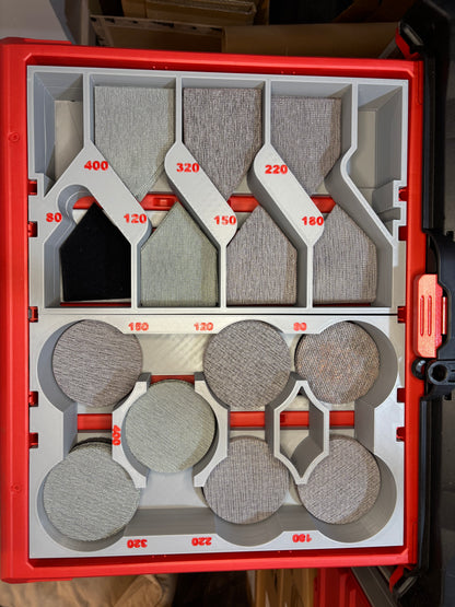 Packout Drawer Insert For 3" Sanding Discs (3SD D)