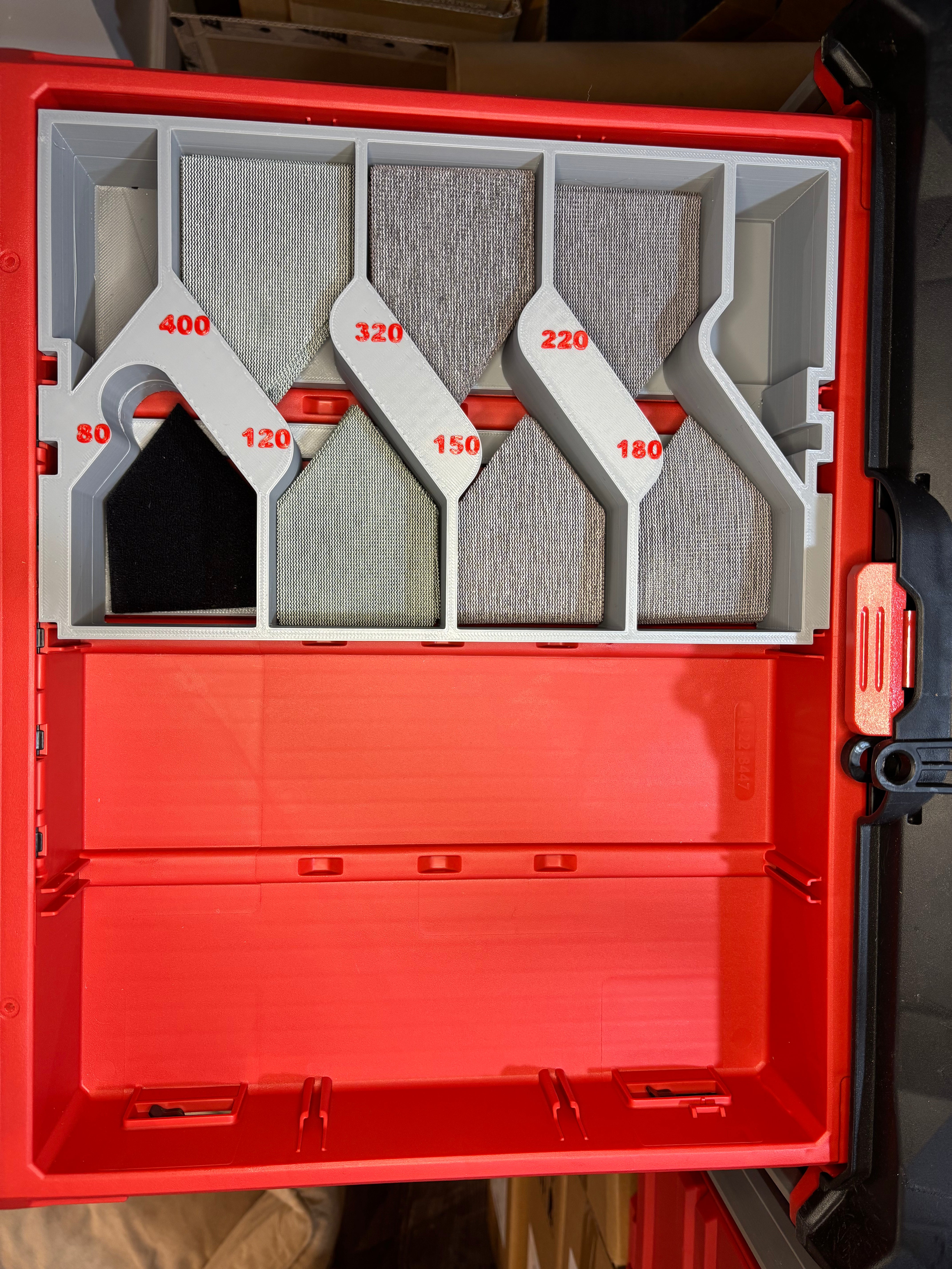 Packout Drawer Insert For Detail Sandpaper (DSD D) – 10-Spot Tools