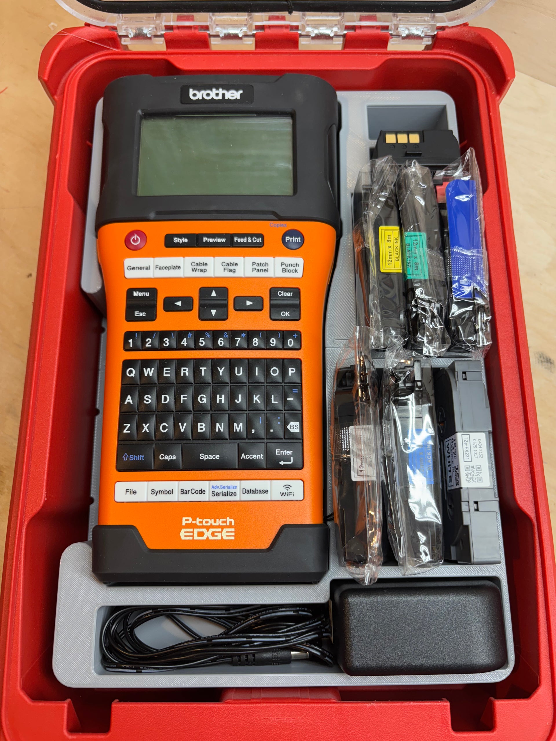 Packout Insert For Brother P Touch Edge E550 Label Maker (BL550