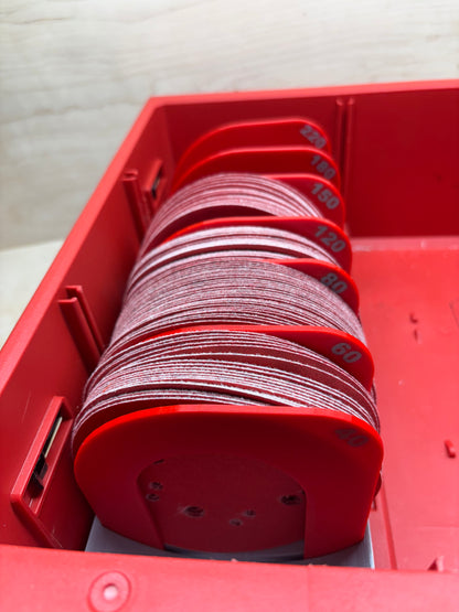 Packout Drawer Insert for 5" Sanding Discs (5SD D)