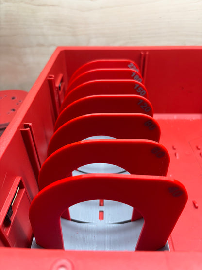 Packout Drawer Insert for 5" Sanding Discs (5SD D)