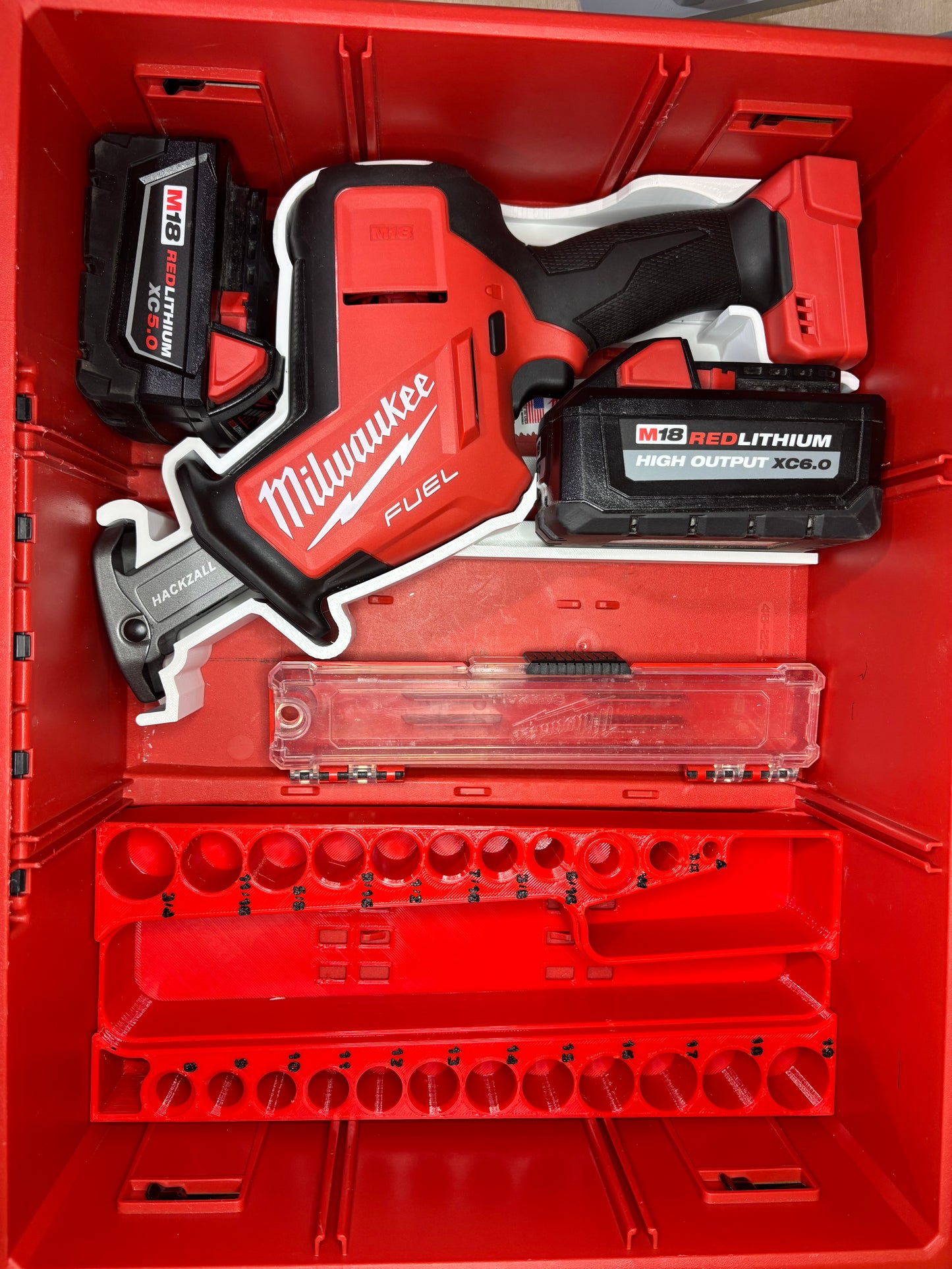 Packout Drawer Insert for M18 FUEL Hackzall (MHZ18 D)