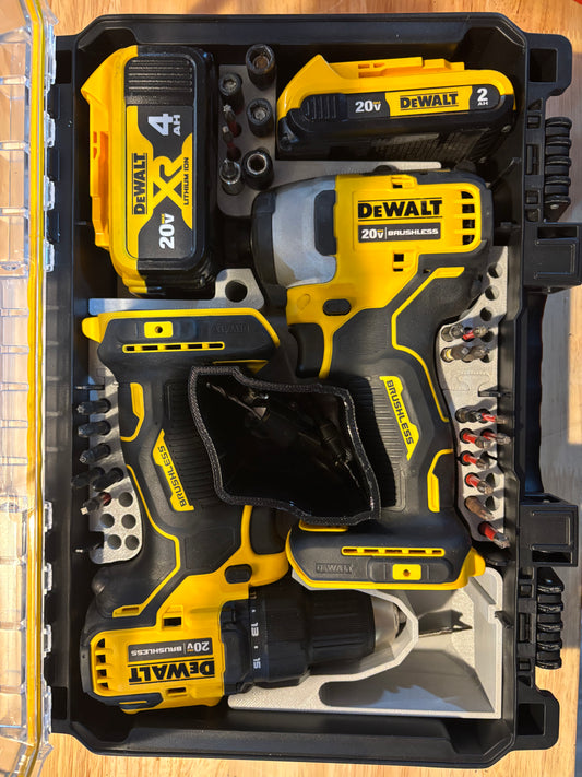 Tough System 2.0 Insert for DeWalt Atomic Drill and Impact Driver (D-DDID)