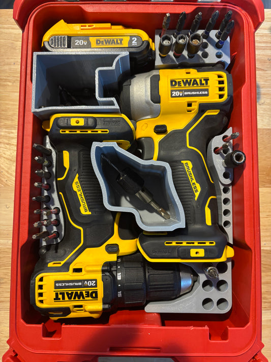Packout Insert for DeWalt Atomic Drill and Impact Driver (DDID)