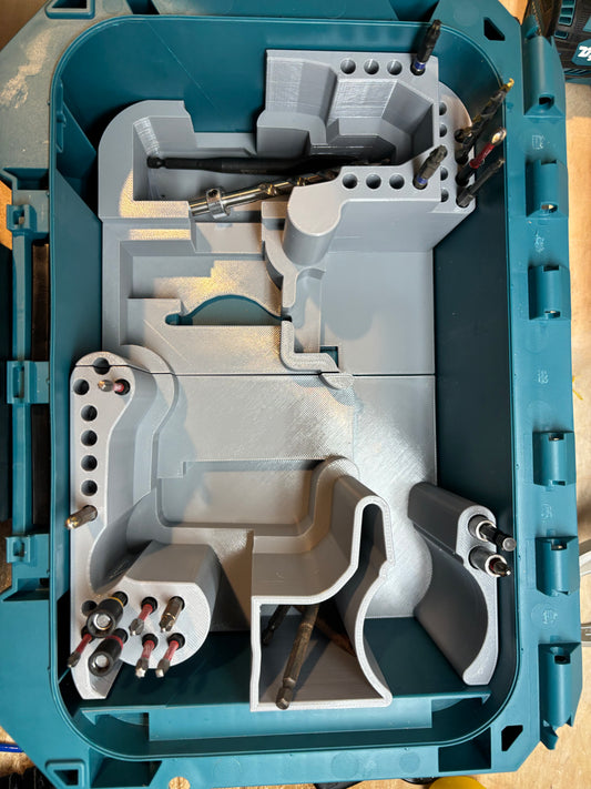 MAKTRAK Organizer insert for Makita 18v Drill & Impact Driver (Mk18DID MT)