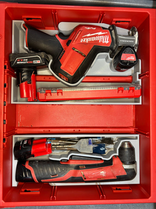 Packout Drawer Insert for M12 FUEL Hackzall (MHZ12 D)