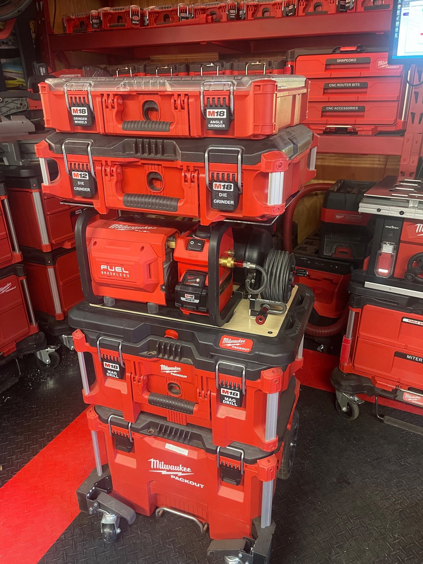 M18 Compressor Packout Mounting Accessories (DE-CMP)