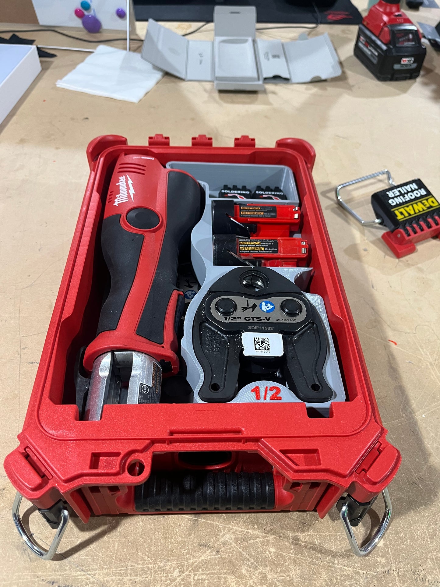 Packout Organizer Insert for M12 Pro Press Kit w/ 4 Jaws Ultimate Edition (MPP-U)