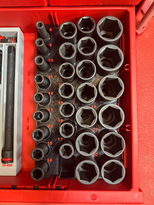 Packout Drawer Insert For 1/2" Metric Socket Set (IST-H29M D)