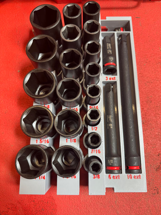 Packout Drawer Insert For 1/2" SAE Socket Set (IST-HS19 D)