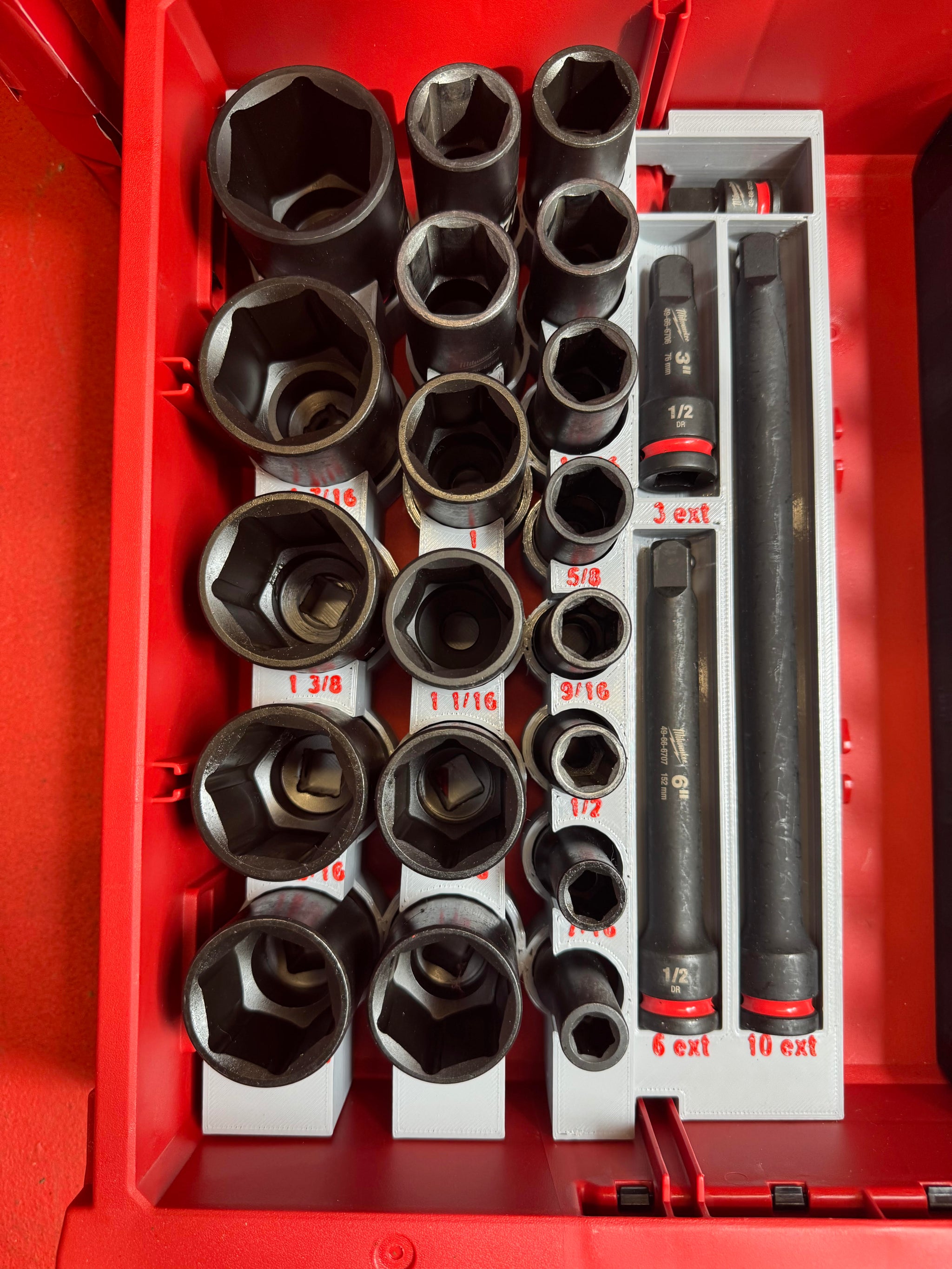 Packout Drawer Insert For 1/2" SAE Socket Set (IST-HS19 D) – 10-Spot Tools