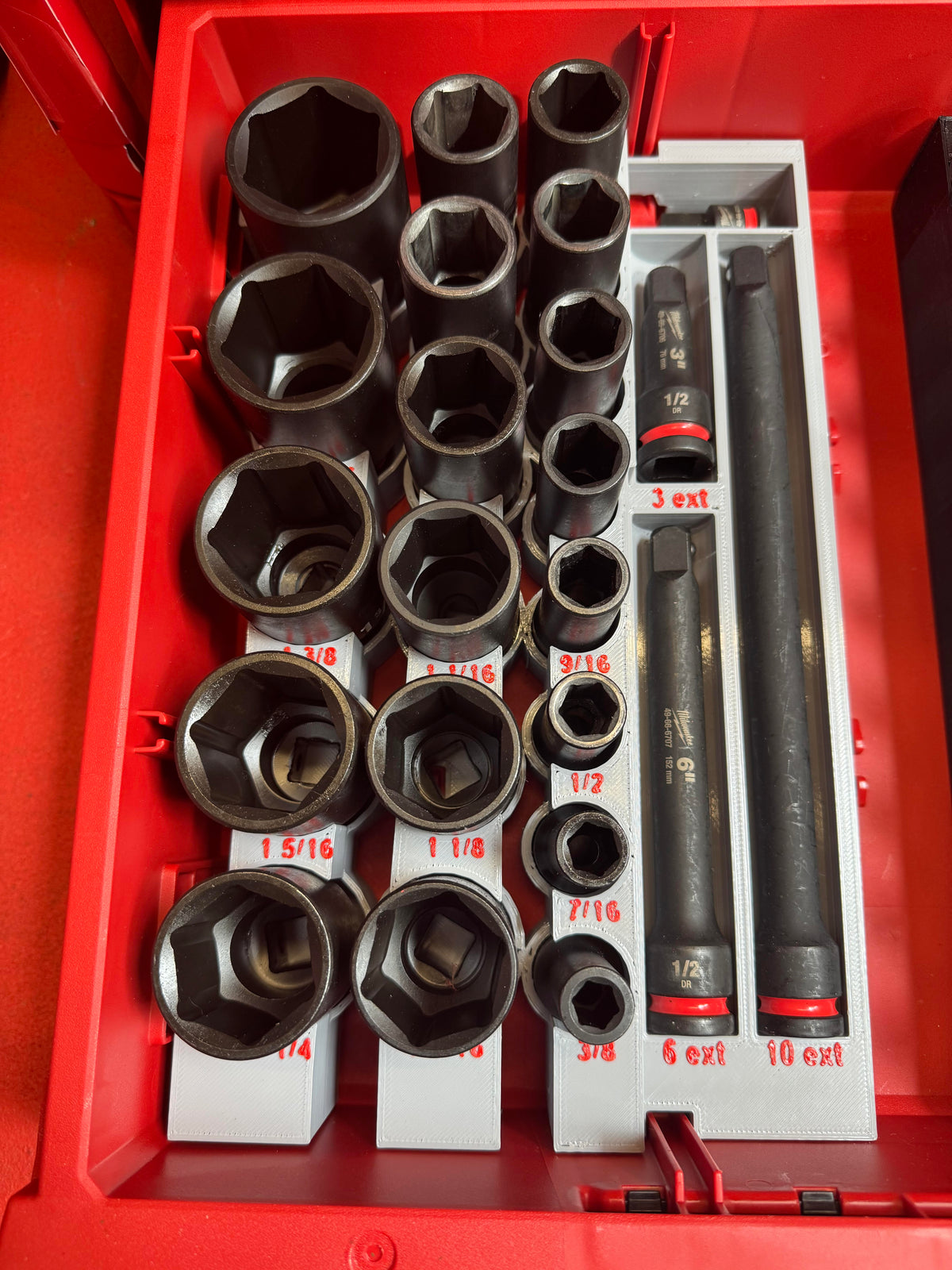 Socket In Drawers Packout Drawer Insert For 1/2