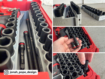 Packout Insert for Gen 2 3/8" M12 Stubby Impact - Jonah Pope Design (JP-SWASH2)