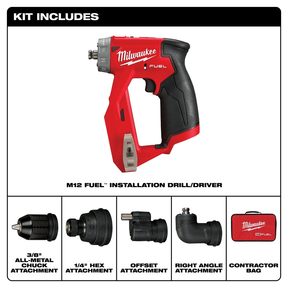 Milwaukee M12 FUEL Installation Driver Kit
