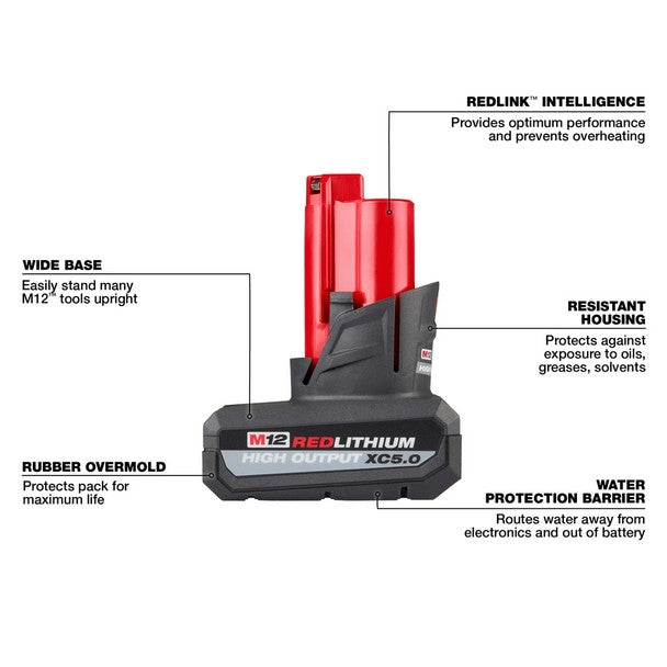 M12 XC5.0 Battery