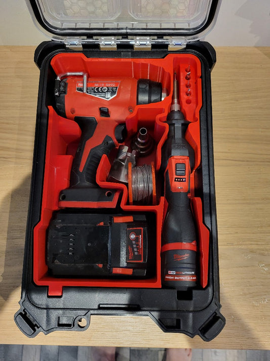 Packout Organizer Insert for M18 Heat Gun and M12 Soldering Iron-By Milwaukee Dave (MDD-HGSI)