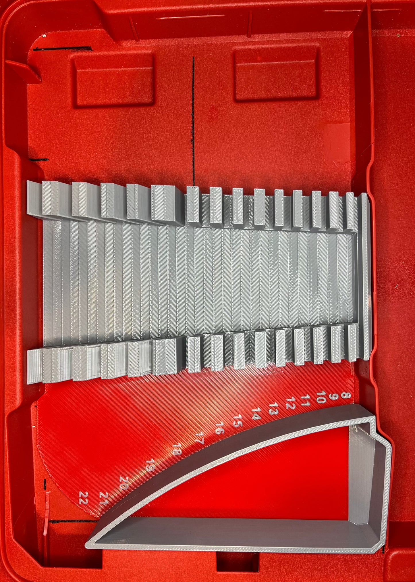 Packout Insert For Metric Combination Wrench + Tray (OEW-Mt)