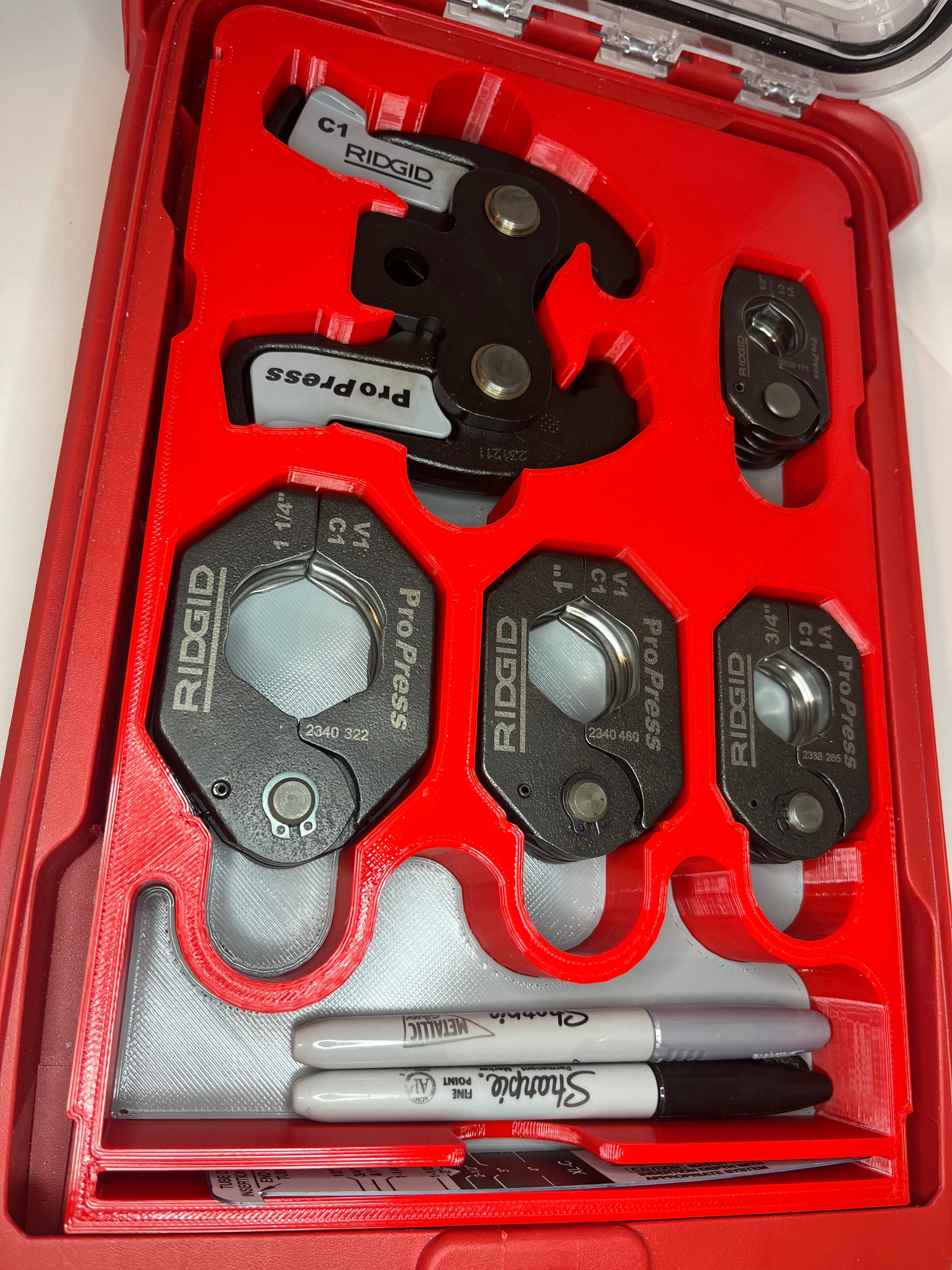 Packout Insert for Ridgid C1 Jaws (RPC) – 10-Spot Tools