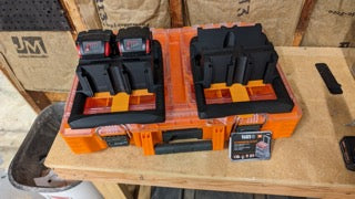 Lid Locking M18 Battery Rack x6 (RS-LMBR6)