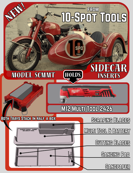 Packout SideCar Insert for M12 Multi Tool (ScMMT)