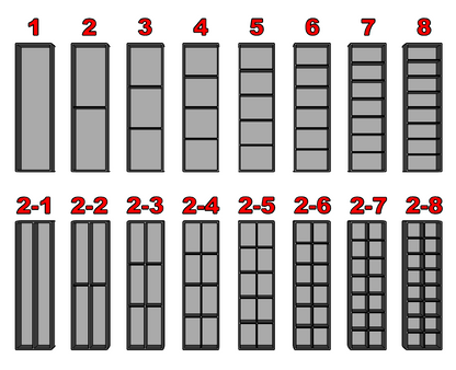 Packout 4-Drawer Inserts - Single Barrel Flex Bins