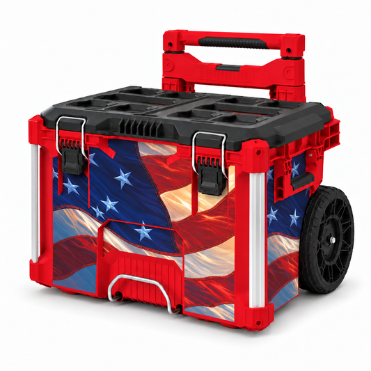American Flag – Rolling Toolbox