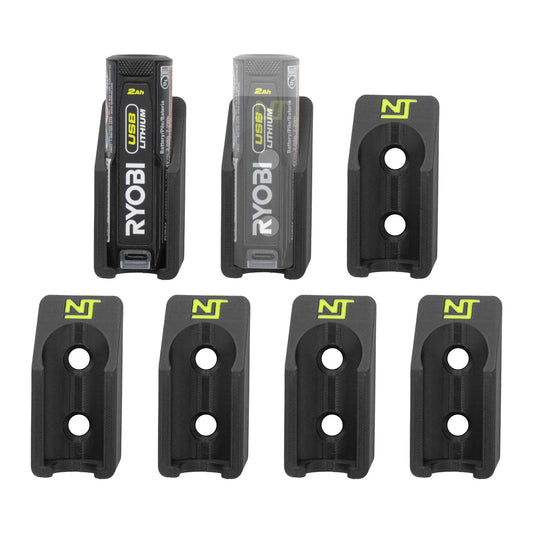 Battery Mounts for Ryobi USB Lithium (7-Pack)