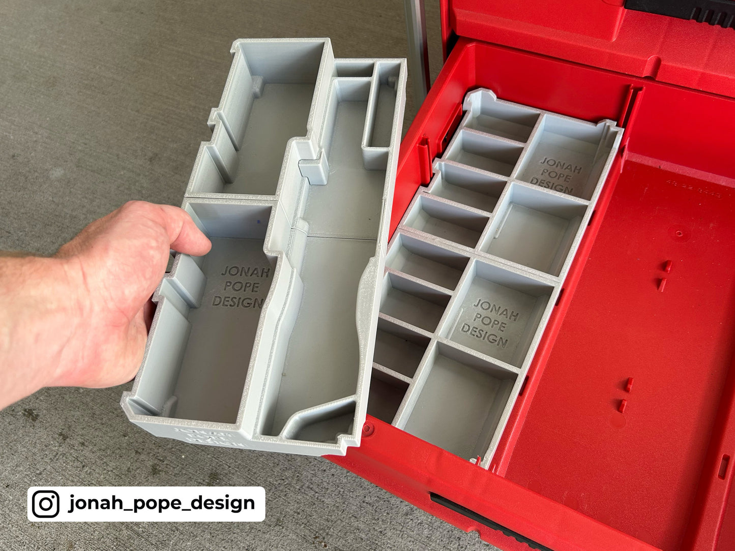 Slimline Packout Drawer Insert for M12 Soldering Iron - Jonah Pope Design (JPD-SI)