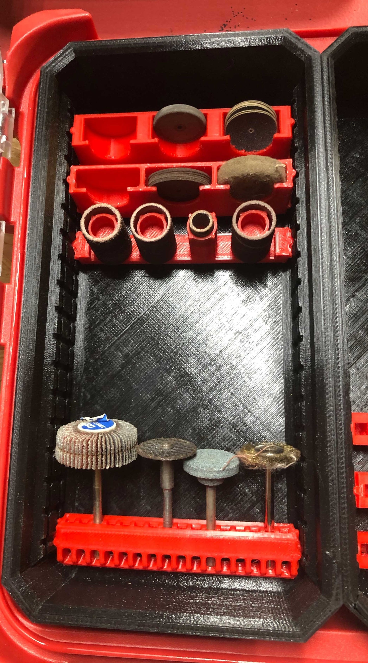 Bit Holders for use with the Milwaukee Tools Shockwave case and 3D Printed Bins