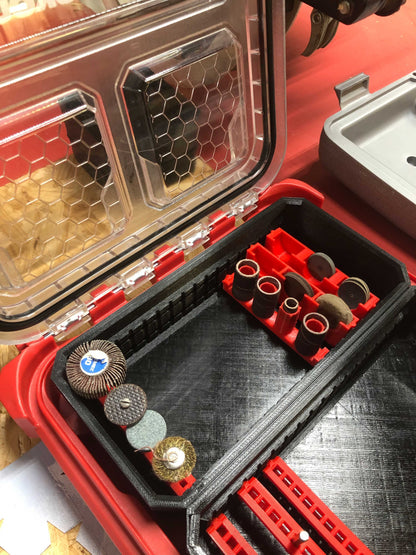 Bit Holders for use with the Milwaukee Tools Shockwave case and 3D Printed Bins