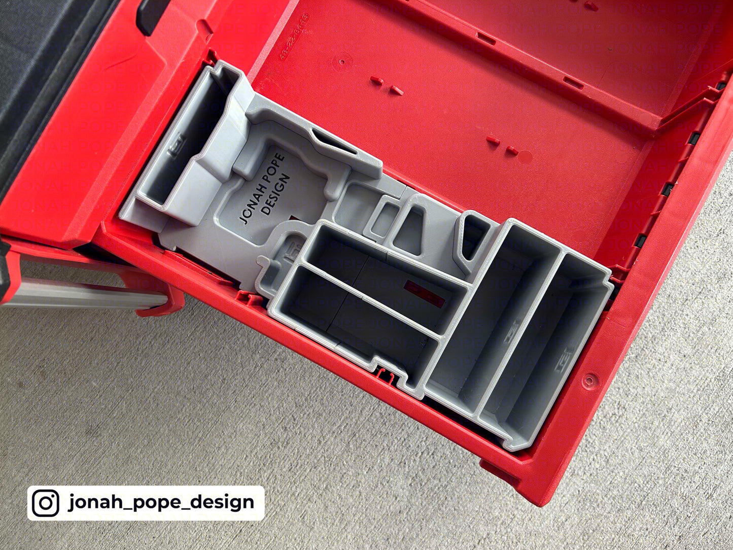 Packout Drawer Slimline Insert For M12 Fuel Detail Sander (JPD-MDS) - Jonah Pope Design