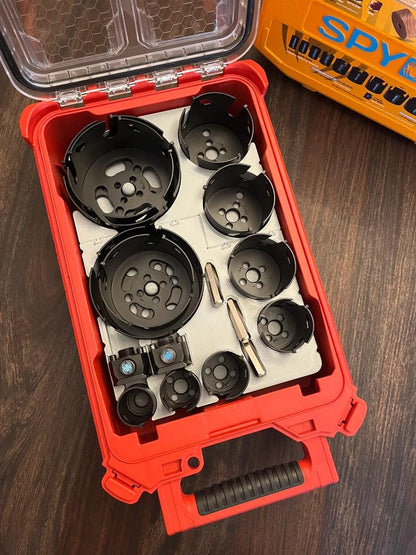 Packout Insert For Spyder 14-Piece Carbide Hole Saw Set (SHS-14)
