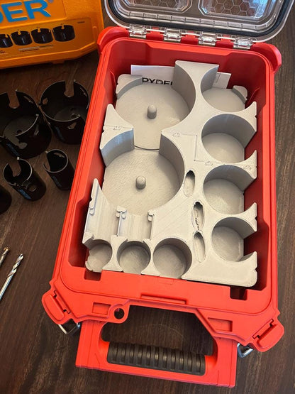 Packout Insert For Spyder 14-Piece Carbide Hole Saw Set (SHS-14)