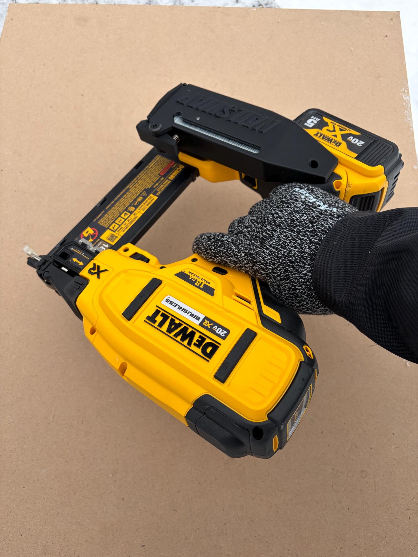 NAILSWAP Spare Nail Compartment for DeWalt 20V 18 Ga. Brad Nailer