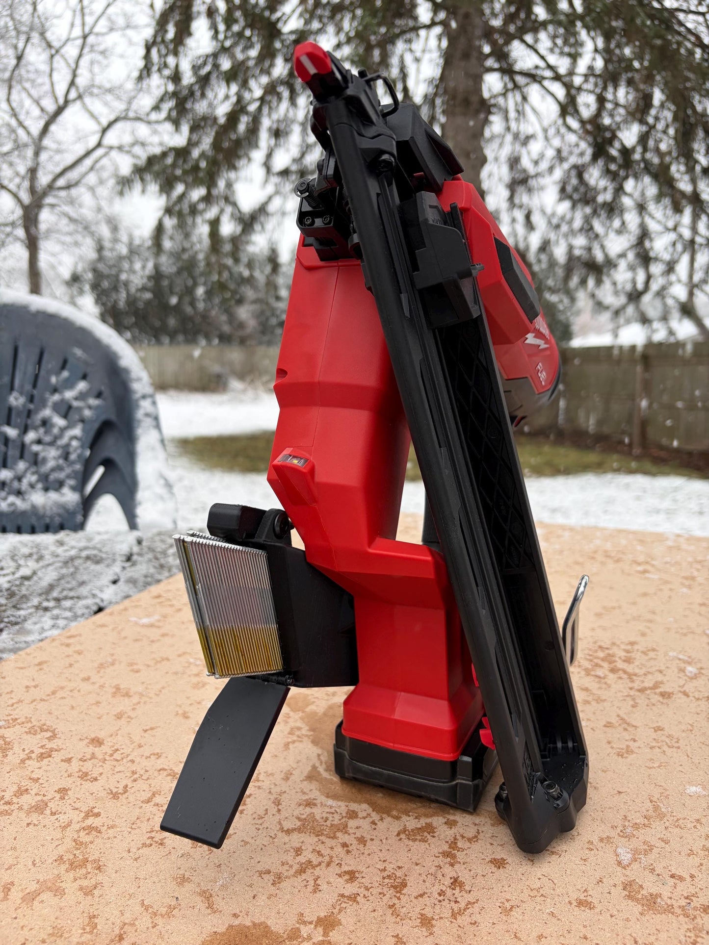 NAILSWAP Spare Nail Compartment for Milwaukee M18 15 Ga. Angled Finish Nailer