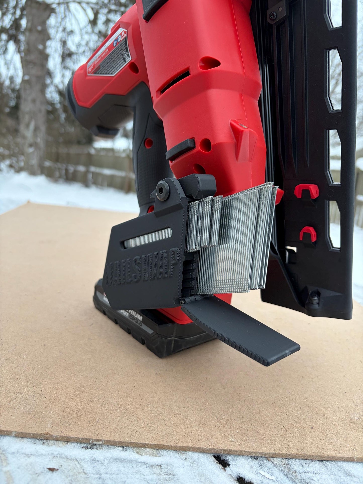 NAILSWAP Spare Nail Compartment for Milwaukee M18 16 Ga. Angled Finish Nailer