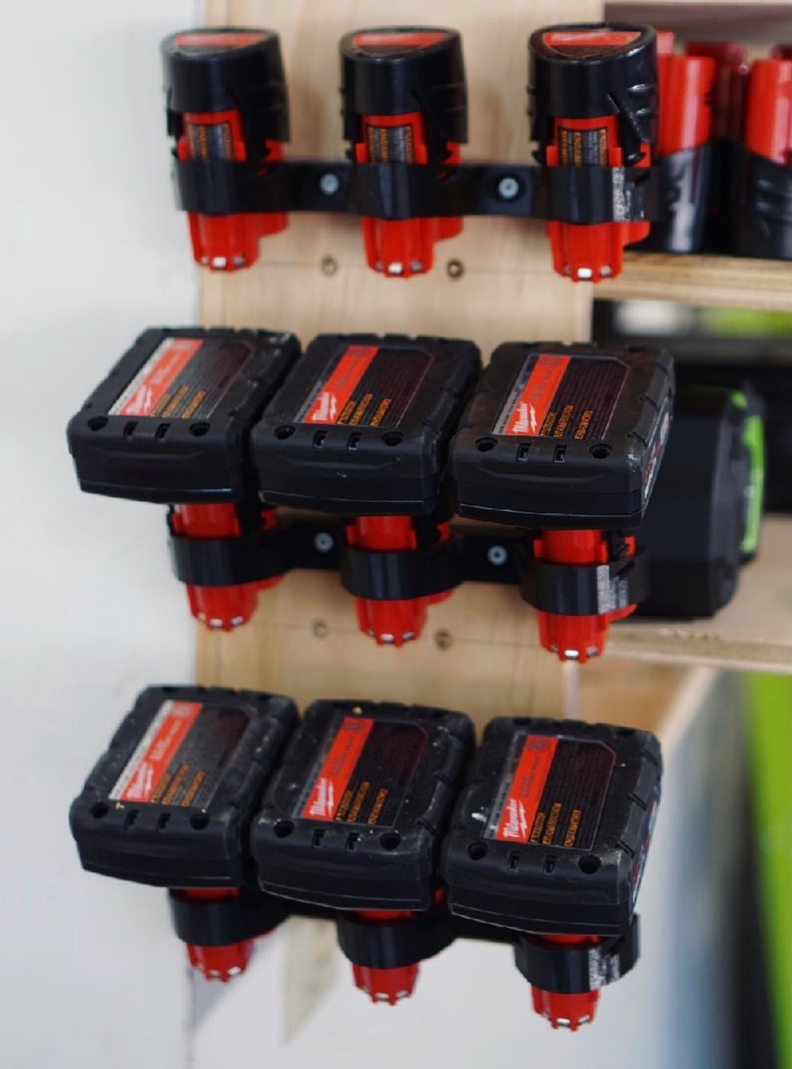 M12 Triple Battery Holder