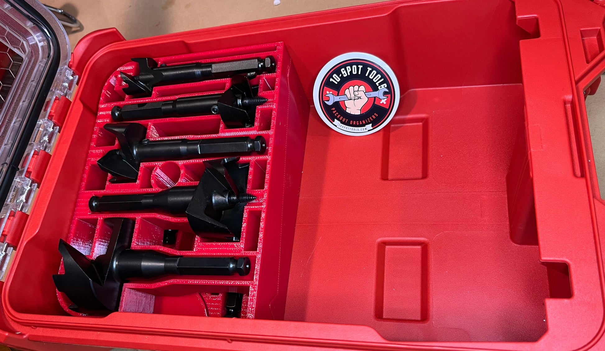 Milwaukee Large Bit Sets Packout Inserts – 10-Spot Tools