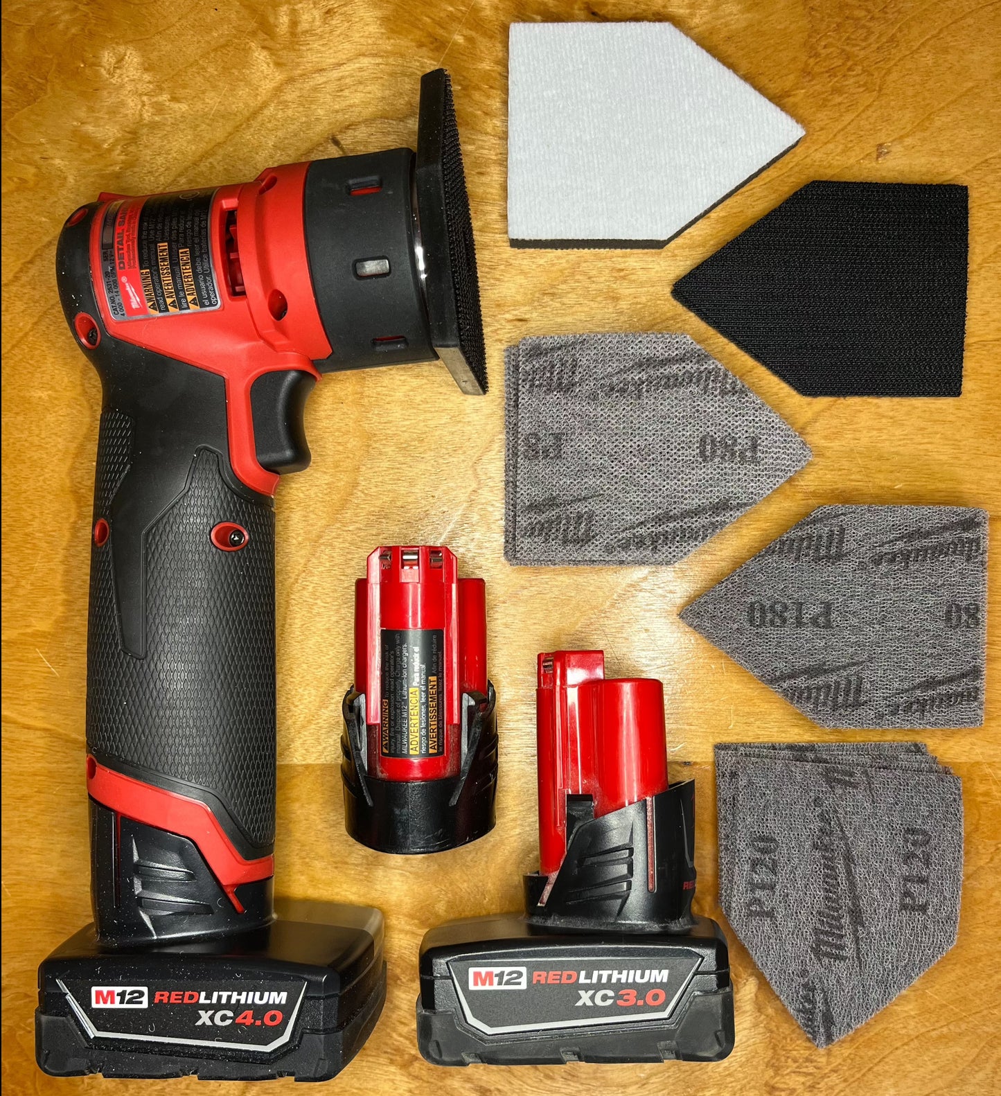 M12 Detail Sander Packout Insert (MDS) – 10-Spot Tools