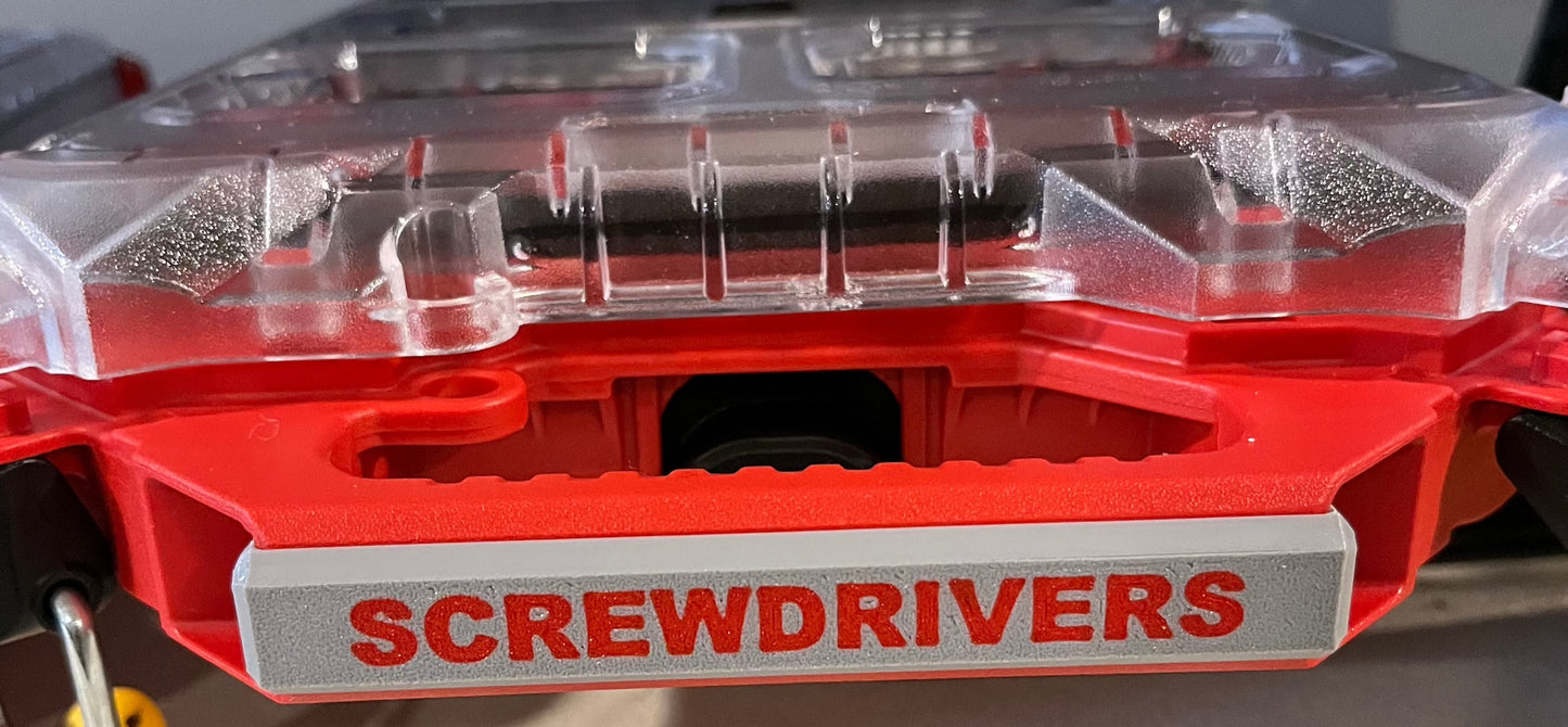 Packout Insert For Milwaukee 12-Piece Tri-Lobe Screwdriver Set (MSD)