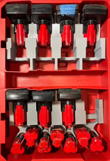 Packout Insert For M12 Mixed Battery Rack (MMBR)