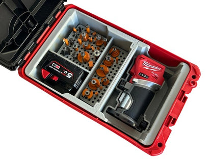 Packout Ammo Can Insert For M18 Compact Router w/ Extra Bases (JPAC-R) - Jonah Pope Design