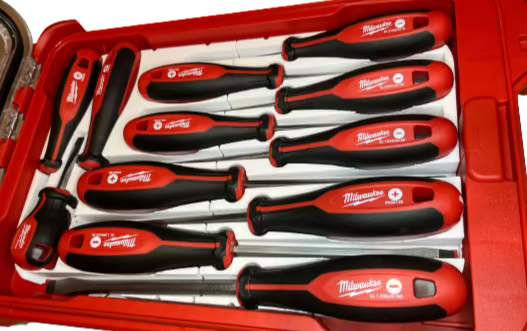 Packout Insert For Milwaukee 12-Piece Tri-Lobe Screwdriver Set (MSD)