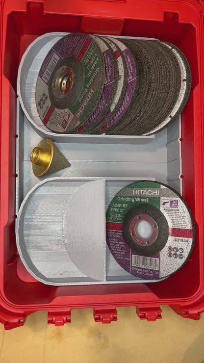 Packout Insert For 4 1/2" Grinder Wheel Organizer (MAGW)